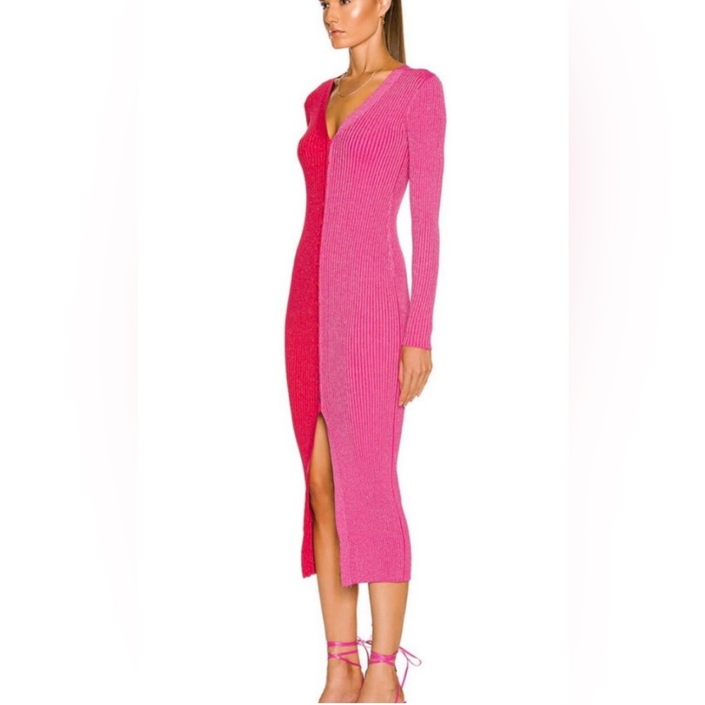 STAUD Shoko Dress Two Toned